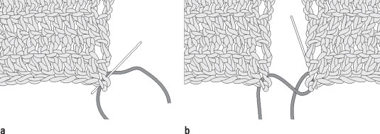 Crocheter les coutures invisibles avec le point matelas