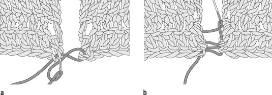 Crocheter les coutures invisibles avec le point matelas