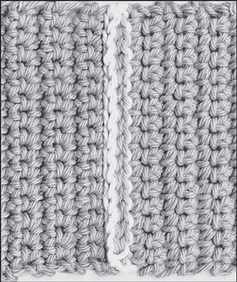 Comment crocheter une couture striée