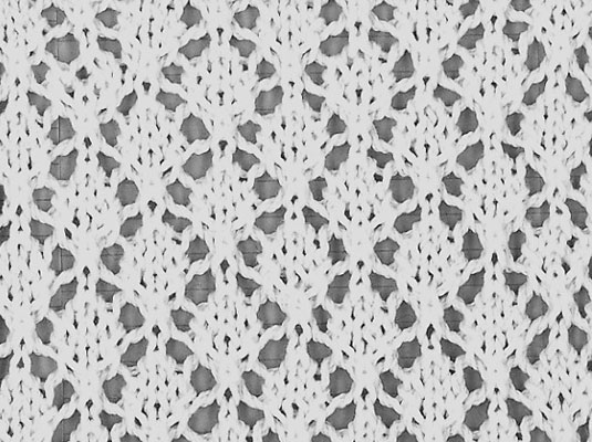 Comment tricoter la dentelle ouverte : motifs de pointes de flèche et de feuilles miniatures