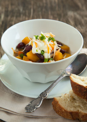 Recette de chili doux et noir