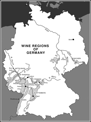 Vins et régions viticoles d'Allemagne