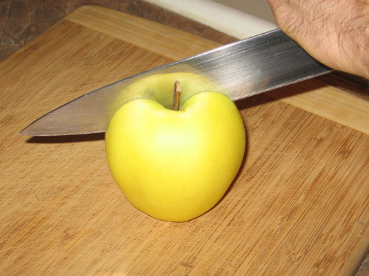 Éplucher et épépiner une pomme