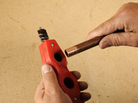 Comment faire suer une pipe en cuivre