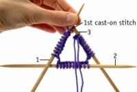 Comment tricoter en rond avec des aiguilles doubles pointes