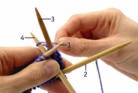 Comment tricoter en rond avec des aiguilles doubles pointes