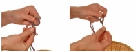Comment faire du fil à deux plis sur une broche à main