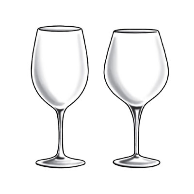 Une collection d'images d'achat et de service de vin en une journée pour une famille aujourd'hui