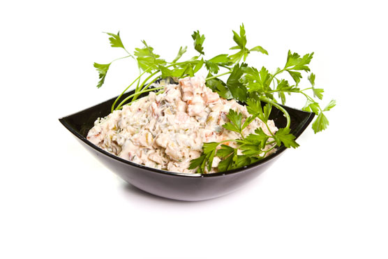 Salade de poulet au citron à faible indice glycémique