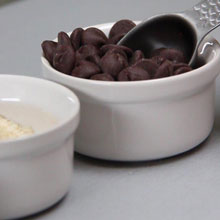 Fraises enrobées de chocolat à la manière de Keto