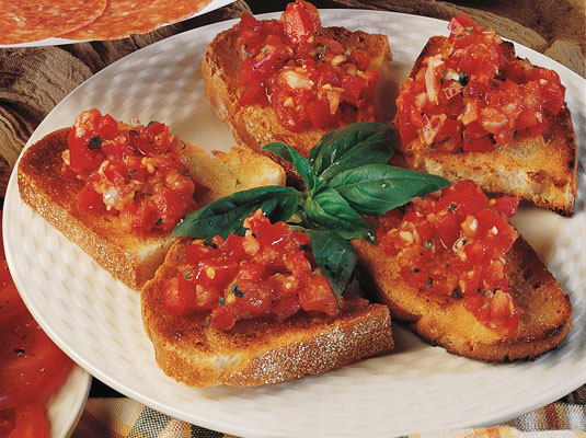 Bruschetta aux tomates