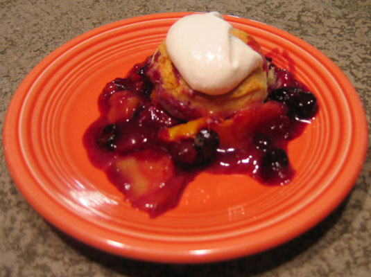 Cobbler Pêche-Myrtille