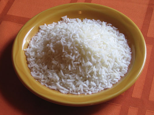 Types de base de riz