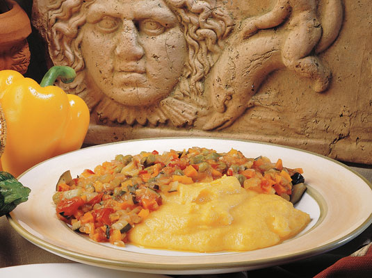 Polenta aux Légumes