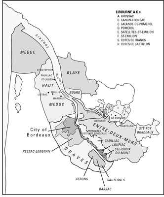 La région viticole de Bordeaux en France