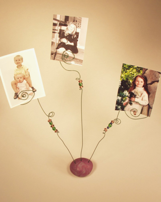 Comment faire un porte-photo fantaisiste à défilement métallique