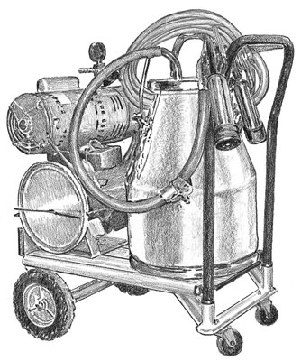 Comment traire une chèvre à la machine