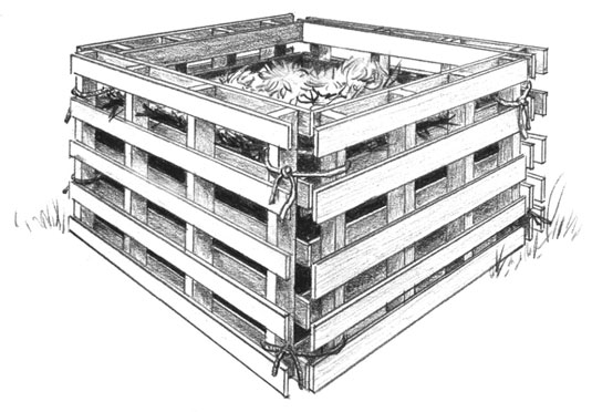 Comment construire un bac à compost à partir de palettes en bois