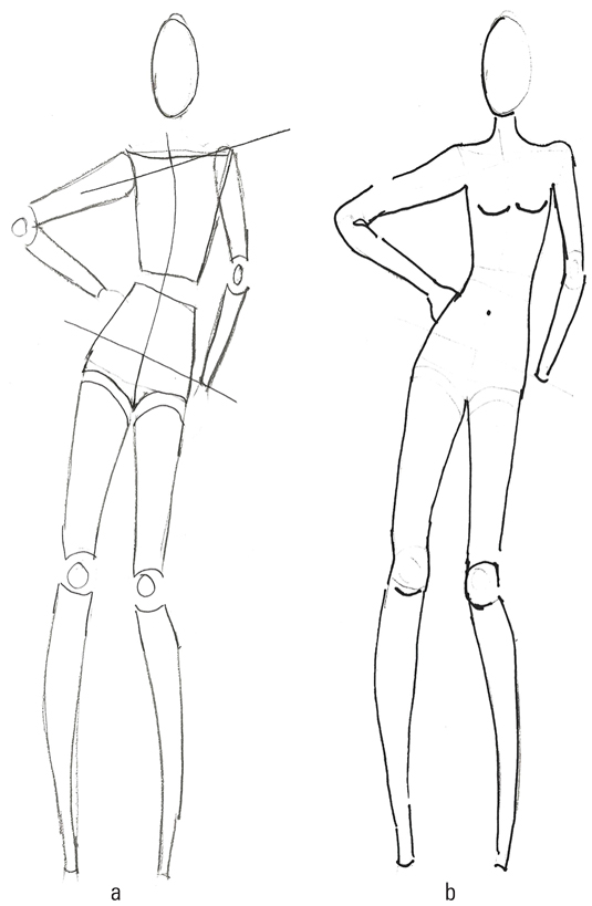Comment dessiner une figure de mode de base