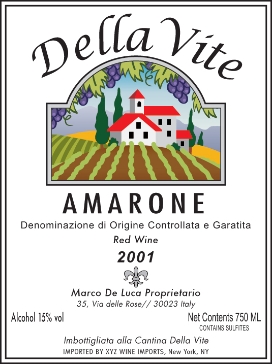 Une collection d'images d'achat et de service du vin en une journée