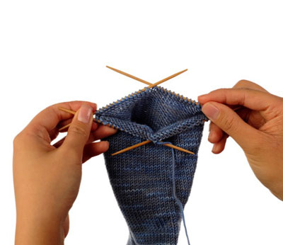 Comment tricoter un bout arrondi de base