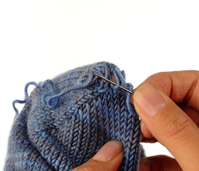 Comment tricoter un bout arrondi de base