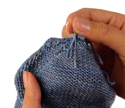 Comment tricoter un bout arrondi de base