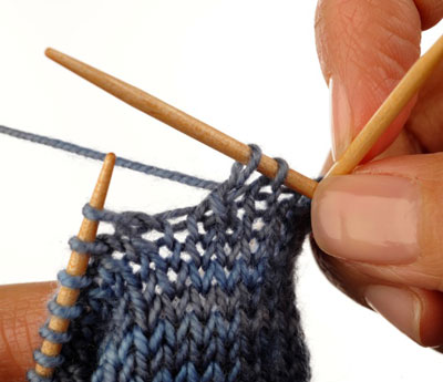 Comment tricoter un bout arrondi de base