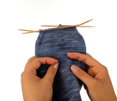 Comment tricoter un bout arrondi de base