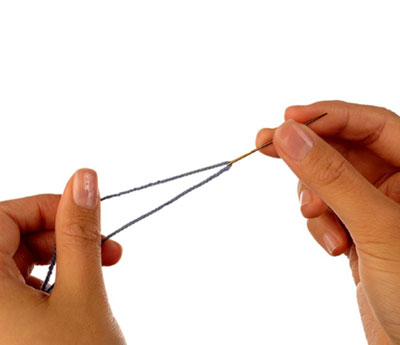 Comment tricoter un bout arrondi de base