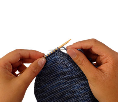 Comment tricoter un bout arrondi de base