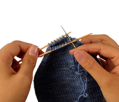 Comment tricoter un bout arrondi de base
