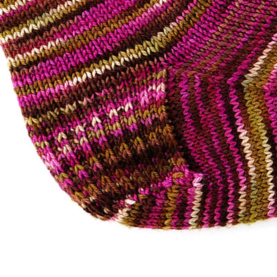 Suivez le modèle de chaussette de base de haut en bas
