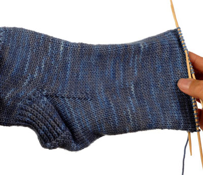 Comment tricoter le pied