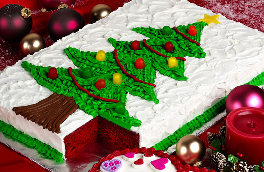 Gâteau de sapin de Noël