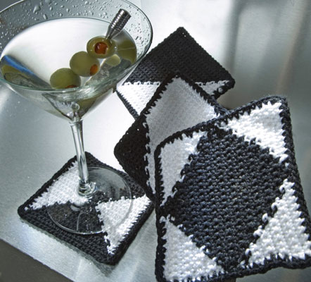 Comment crocheter des sous-verres avec un design géométrique