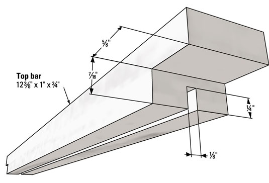 Liste de coupe pour une ruche Warré