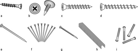 Types de fixations pour la construction de ruches