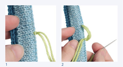 Comment tricoter des boutons et des boucles Dorset