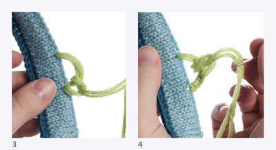 Comment tricoter des boutons et des boucles Dorset