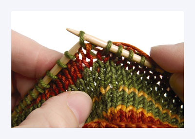 Comment tricoter des rayures