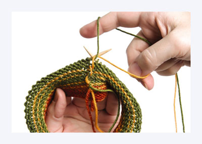 Comment tricoter des rayures