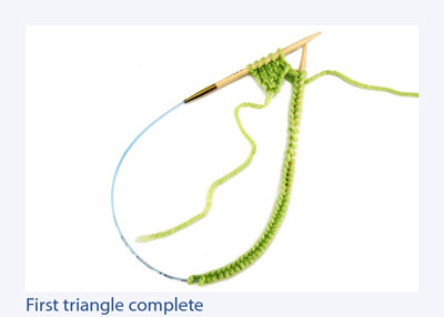 Les bases du tricot Entrelac