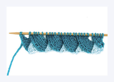 Les bases du tricot Entrelac