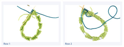 Les bases du tricot Entrelac