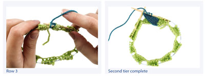 Les bases du tricot Entrelac
