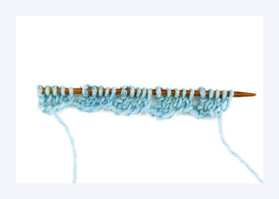Les bases du tricot Entrelac