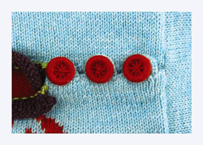 Comment tricoter en intarsia un pull Crabby