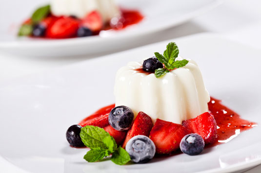 Recette de régime méditerranéen : Panna Cotta