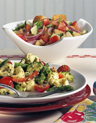 Recettes de régime méditerranéen : Salades chargées de légumes